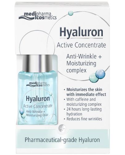 Medipharma Cosmetics Hyaluron Активен концентрат, хидратация, 13 ml - 2