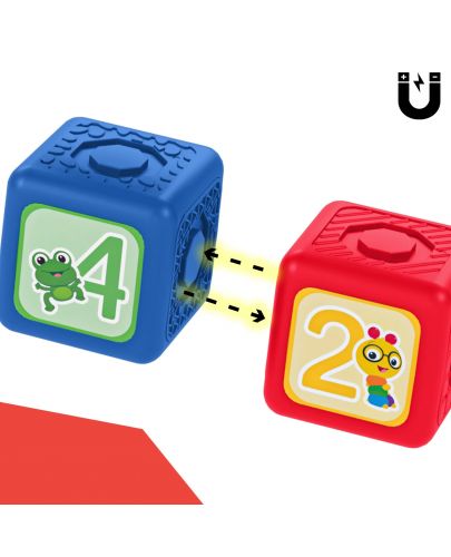Активна играчка Baby Einstein - Кубчета, Add & Stack, 6 части - 4