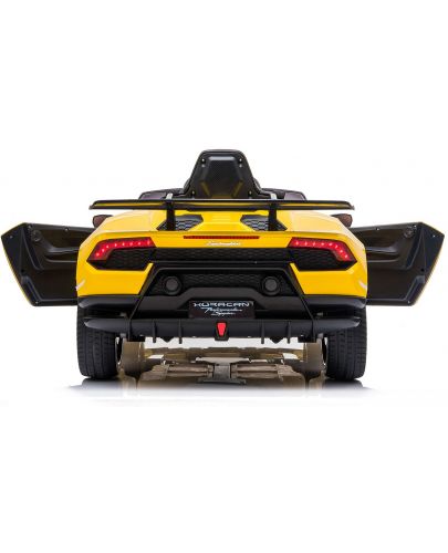 Акумулаторна кола Chipolino - Lamborghini Huracan, жълта, с EVA гуми - 10