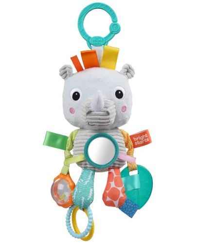 Активна играчка Bright Starts - Playful Pals, Rhino - 1