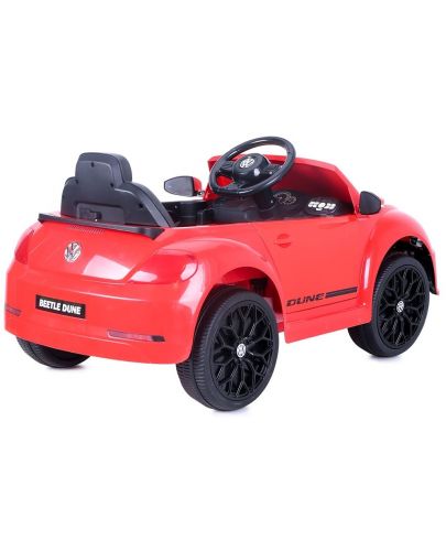 Акумулаторна кола Chipolino - VW Beetle Dune Convertible, червена - 5