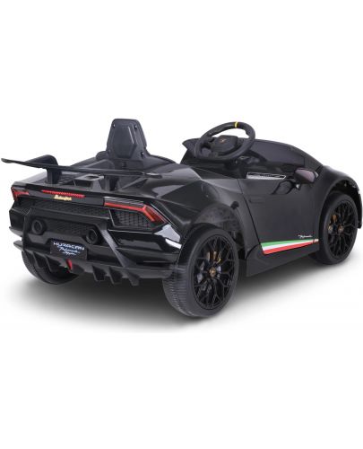 Акумулаторна кола Chipolino - Lamborghini Huracan, черна, с EVA гуми - 6