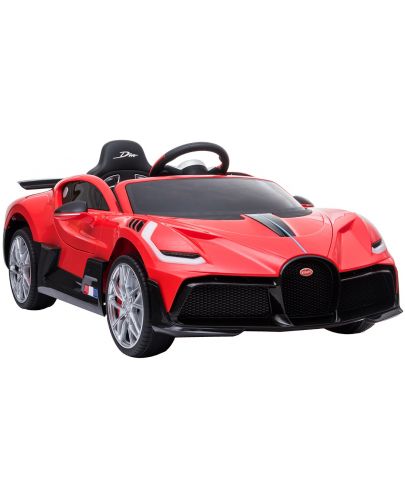 Акумулаторна кола KikkaBoo - Licensed Bugatti Divo, червена - 3