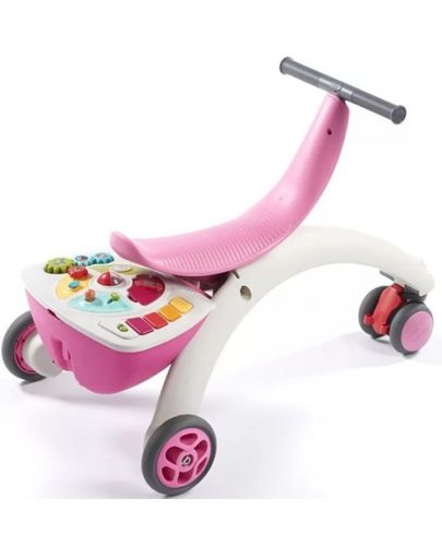 Активно-двигателна играчка 5 в 1 Tiny Love - Walk Behind & Ride-on, розова - 3