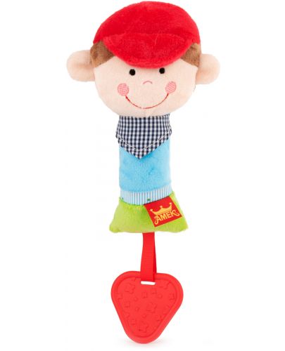  Бебешка играчка Амек Тойс - С момченце, червена - 1