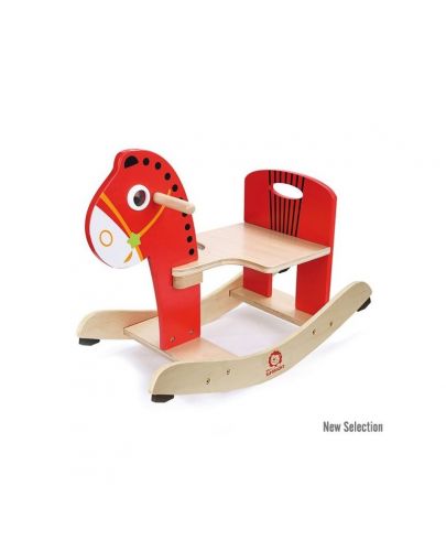 Дървена играчка за яздене Andreu Toys - Конче - 1