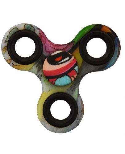 Антистрес играчка Raya Toys - Многоцветен Fidget Spinner, асортимент - 2