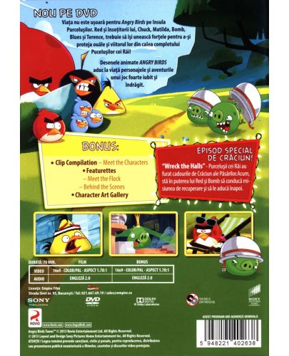 Angry Birds Toons - Сезон 1 - част 1 (DVD) - 2