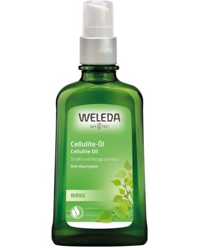 Антицелулитно масло Weleda - С бреза, 100 ml, с помпа - 1
