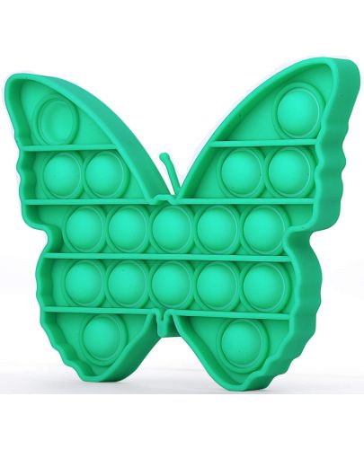 Антистрес играчка Poppit fidget - Пеперуда, мента - 1