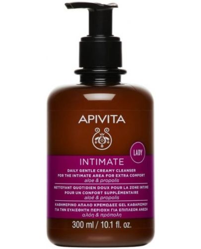 Apivita Intimate Care Гел за интимна хигиена, pH 4.0, 300 ml - 1