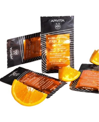 Apivita Express Beauty Ревитализираща маска за коса, 6 х 20 ml - 4