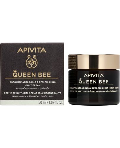 Apivita Queen Bee Регенериращ нощен крем, 50 ml - 2