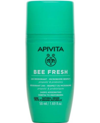 Apivita Bee Fresh Рол-он дезодорант против изпотяване, 50 ml - 1