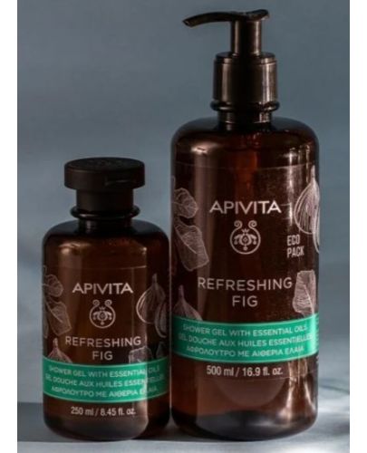 Apivita Refreshing Fig Душ гел със смокиня, 500 ml - 3
