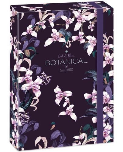 Кутия с ластик Ars Una Botanic Orchid А4 - 1
