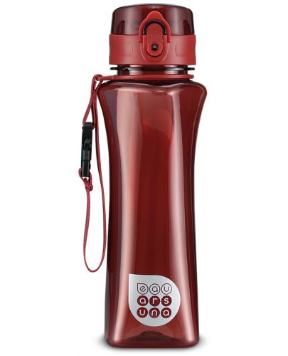 Бутилка за вода Ars Una - Червена, 500 ml - 1