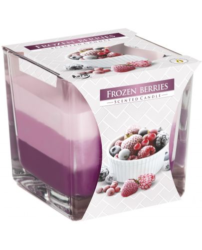 Ароматна свещ Bispol Aura - Frozen Berries, 170 g - 1