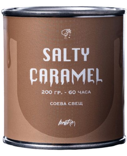 Ароматна соева свещ Brut(e) - Salty Caramel, 200 g - 1