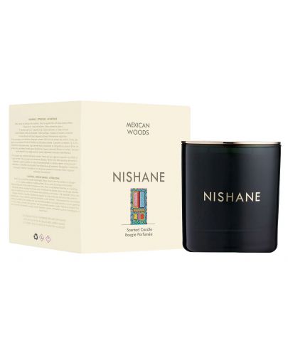 Ароматна свещ Nishane The Doors - Mexican Woods, 300 g - 4