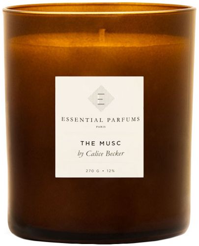 Ароматна свещ Essential Parfums - The Musc by Calice Becker, 270 g - 1
