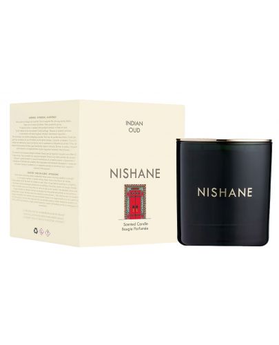 Ароматна свещ Nishane The Doors - Indian Oud, 300 g - 4