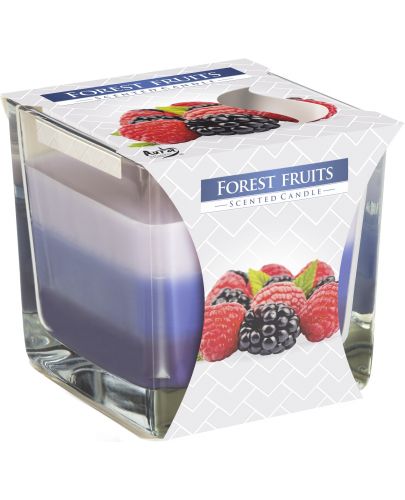 Ароматна свещ Bispol Aura - Forest Fruits, 170 g - 1