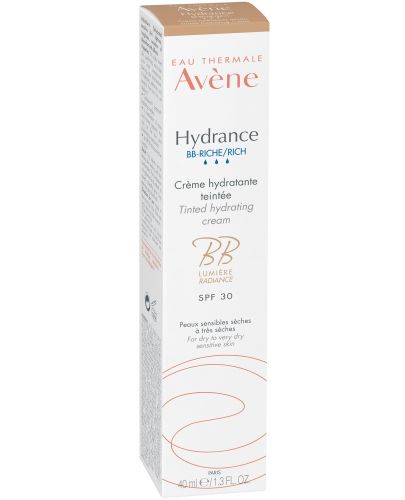 Avène Hydrance Богат хидратиращ тониран крем BB Riche, SPF 30, 40 ml - 3