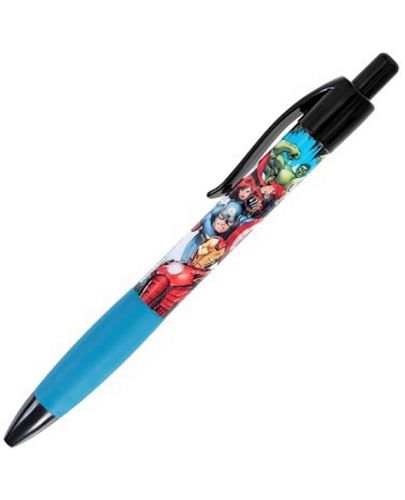Автоматична химикалка Derform Avengers - синя - 1