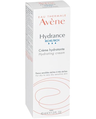 Avène Hydrance Богат хидратиращ крем Riche, 40 ml - 3