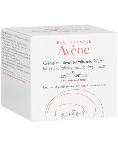 Avène Les Essentiels Ревитализиращ подхранващ крем Riche, 50 ml - 4