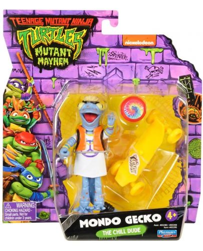 Базова eкшън фигура TMNT Mutant Mayhem - Mondo Gecko - 6