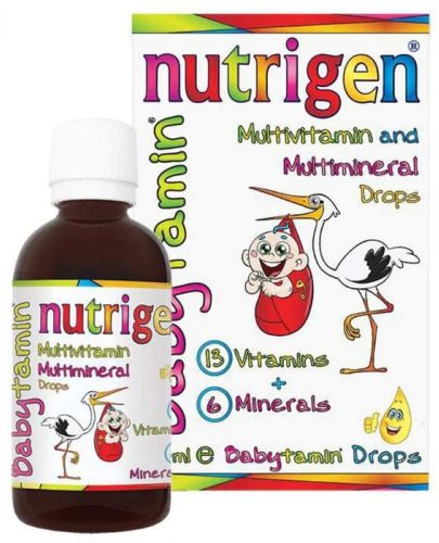 Babytamin Мултивитаминни капки, 25 ml, Nutrigen - 1