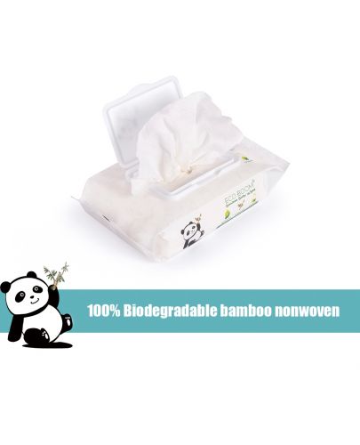 Бамбукови мокри кърпички Eco Boom - 60 броя - 4