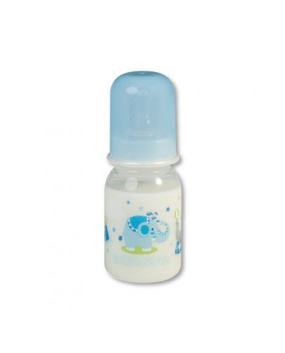 Стандартно пластмасово шише Baby Nova - 125 ml, слонче - 1