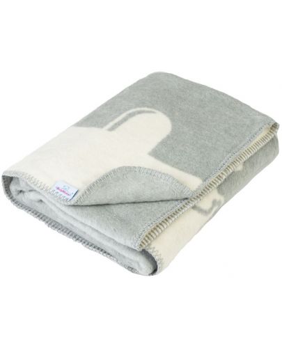 Бебешко одеяло Baby Matex - Miky, 75 x 100 cm, сиво - 2