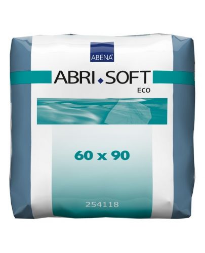 Bambo Nature Еднократни еко подложки за преповиване / протектори за легло Abri-Soft Eco Blue 60x90 см., 1000 мл., 30 броя - 1