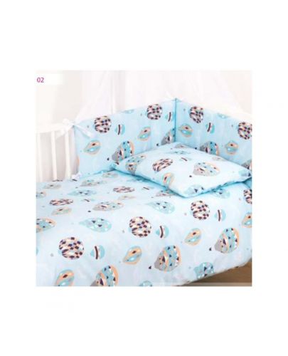 Бебешки спален комплект от 3 части Baby Matex - Trendy - 1