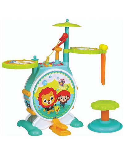  Барабани Hola Toys - На стойка със столче - 1