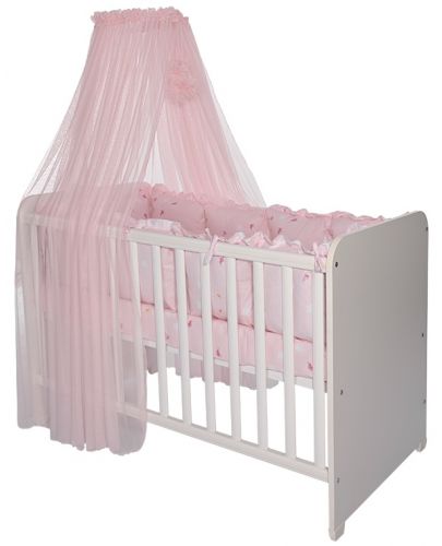 Балдахин за бебешко легло Lorelli - Color Pom Pom, 280 x 160 cm, розов - 1