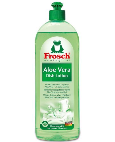 Балсам за миене на бебешки съдове Frosch -  Алое вера, 750 ml - 1