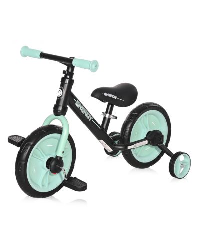 Балансно колело Lorelli - Energy, черно и зелено - 1