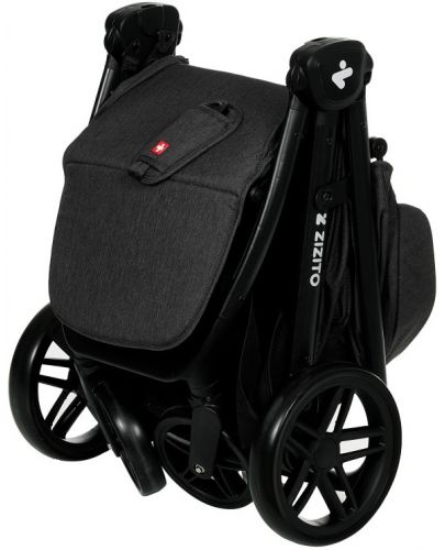 Бебешка количка Zizito - Regina, черна - 10