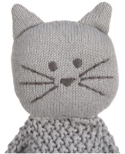 Бебешка играчка-кърпа за гушкане Lassig - Little Chums, Cat - 2