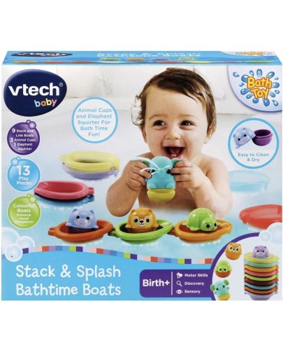 Бебешки играчки за баня Vtech - Лодки - 2