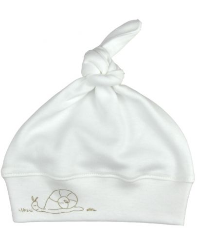 Бебешка шапка с възел For Babies - Охлювче - 1