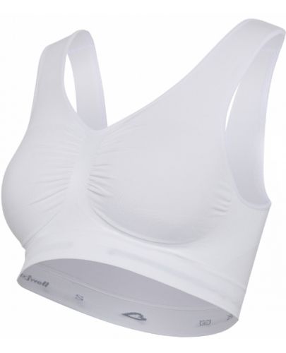 Безшевен сутиен за бременни Carriwell, размер XL, бял - 1