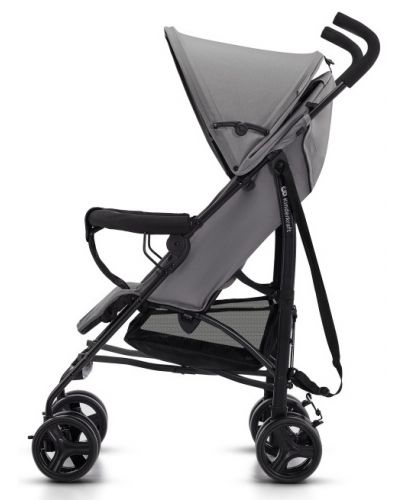 Бебешка лятна количка Kinderkraft - Tik, сива - 4