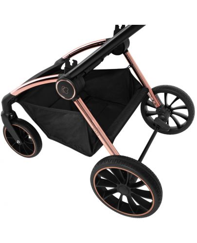 Бебешка комбинирана количка 2 в 1 KikkaBoo - Kara, Black - 12
