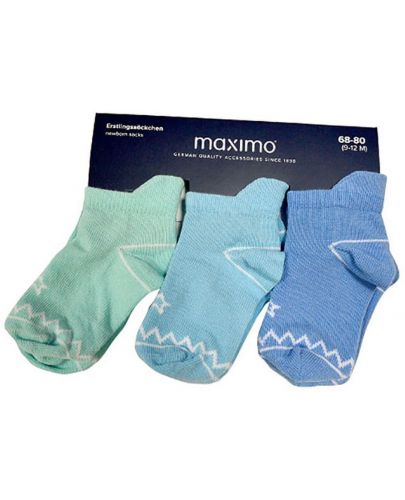 Бебешки къси чорапи Maximo - За момче - 1